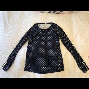 Jcrew x new balance long sleeve workout top